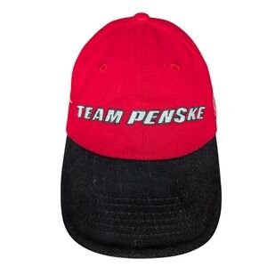 Team Penske 3 6 Stock Car Nascar Indy Racing Red Baseball Cap Hat Adjustable